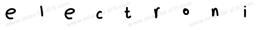 electronicFont DS DIGITTTF字体转换